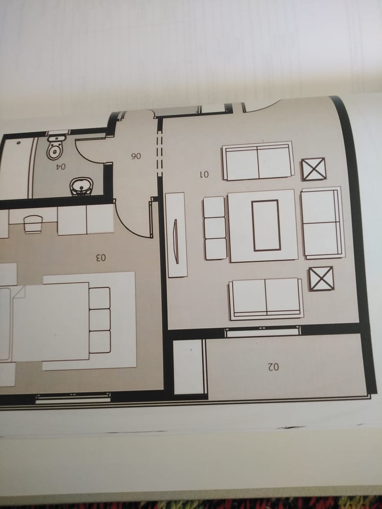 Floor plan for apartment at IL Mondo