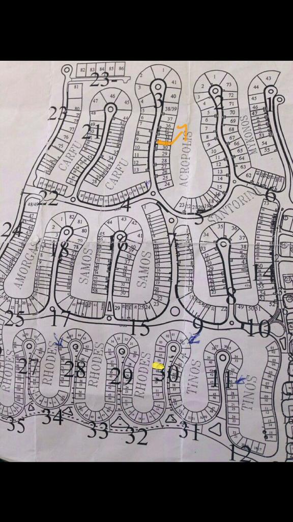 Floor plan for villa at Mountain View Ras El Hekma