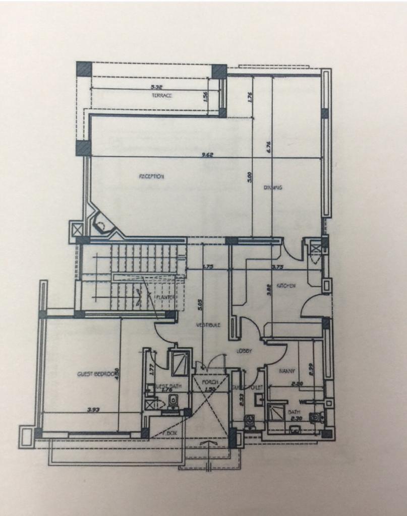 Floor plan for villa at Palm Hills Golf Extension