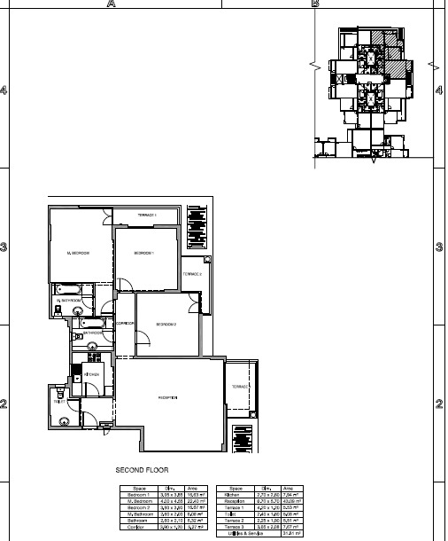 Floor plan for apartment at Mountain View ICity New Cairo