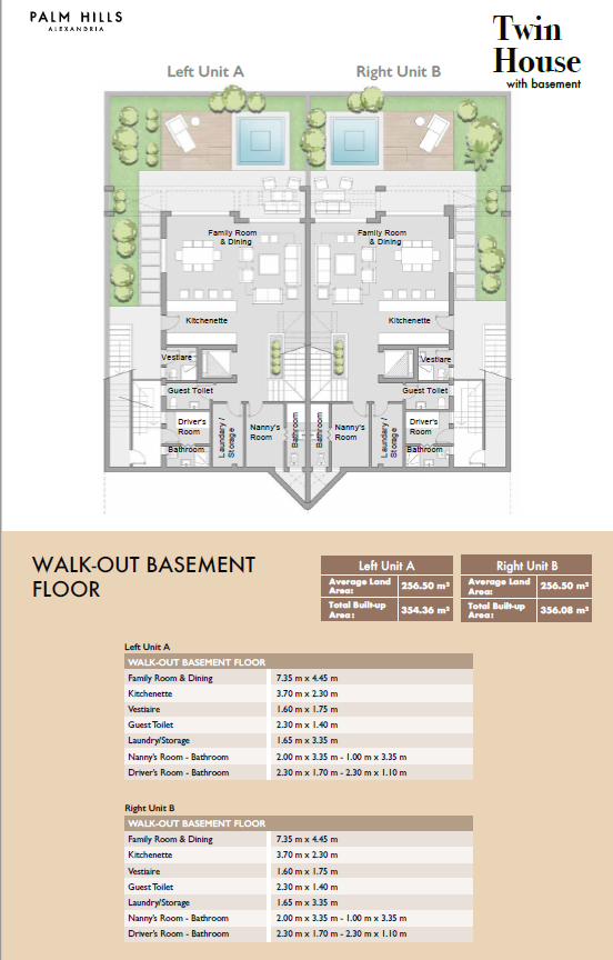 Floor plan for  at Palm Hills Alexandria