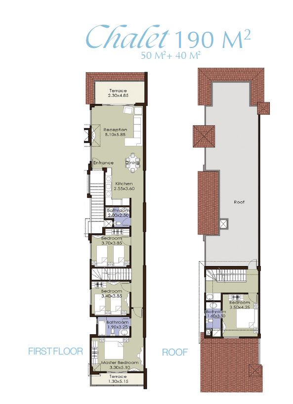 Floor plan for penthouse at La Vista Topaz