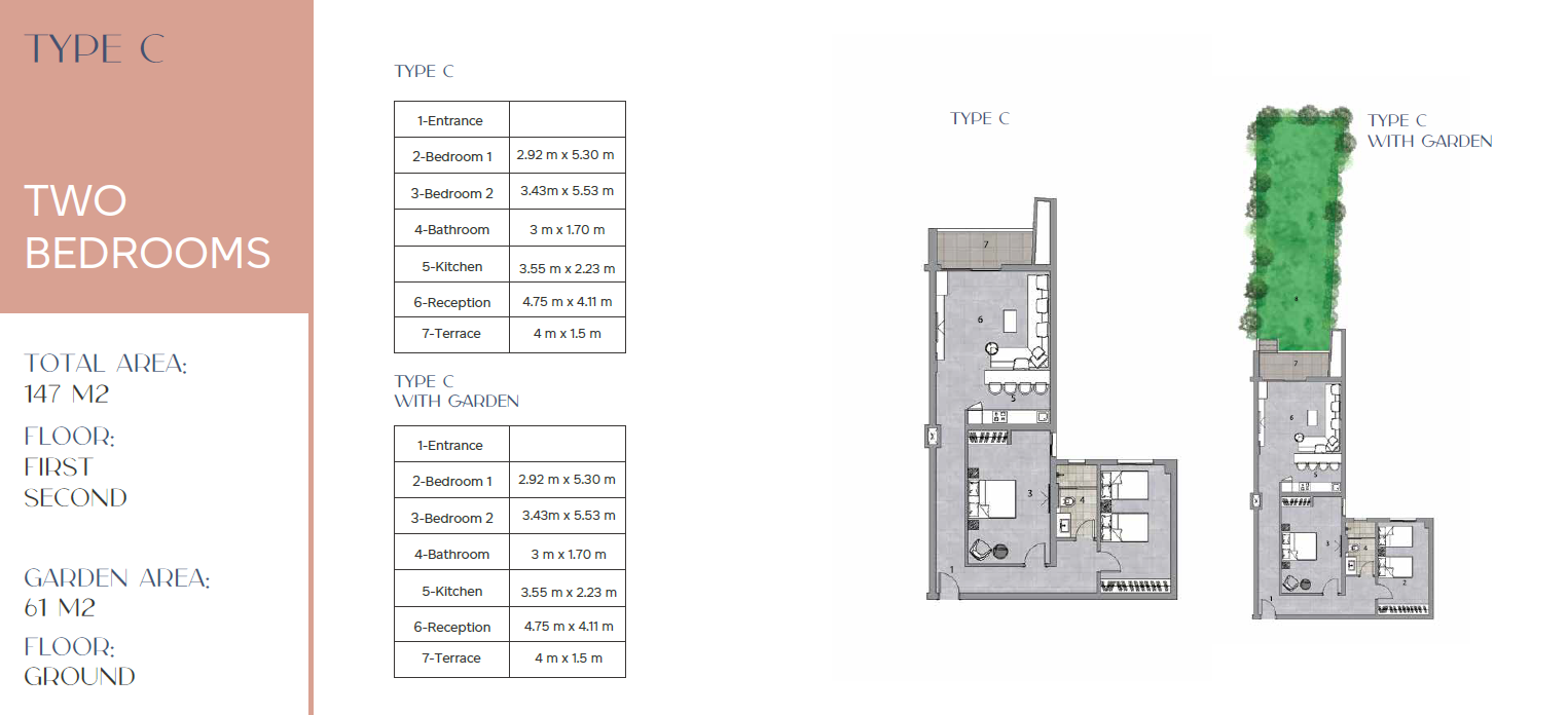 Floor plan for chalet at Alura