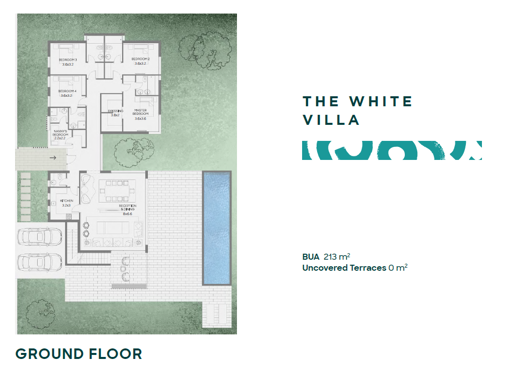 Floor plan for villa at Makadi Heights