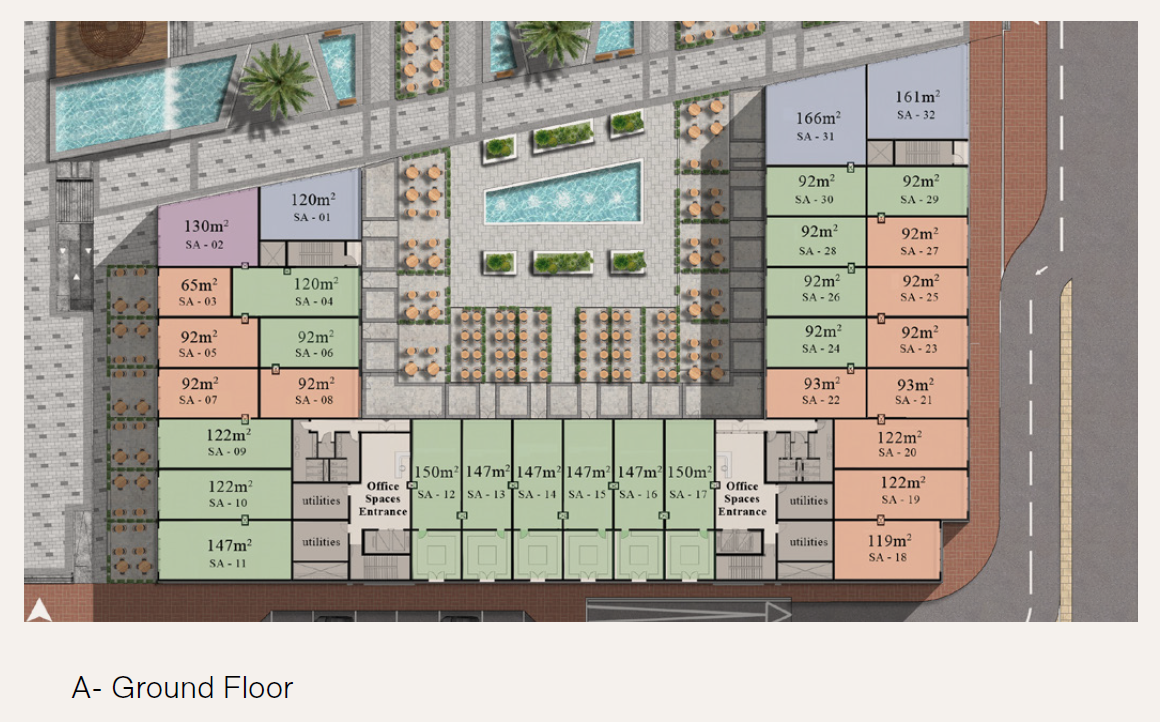 Floor plan for  at Castle Gate