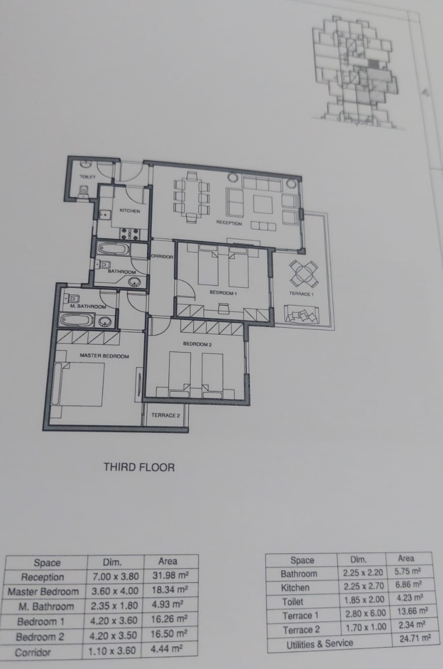 Floor plan for apartment at Mountain View iCity October