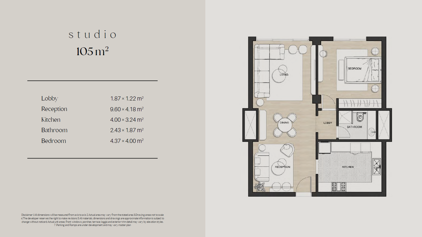 Floor plan for apartment at Capital avenue