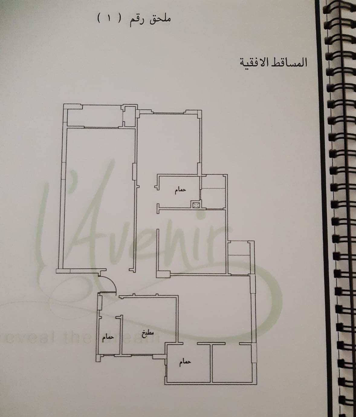 Floor plan for apartment at L’Avenir