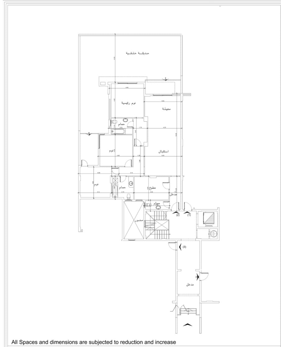Floor plan for apartment at Galleria Residence