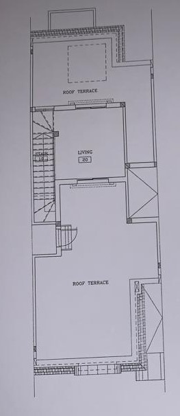 Floor plan for duplex at Mountain View October Park