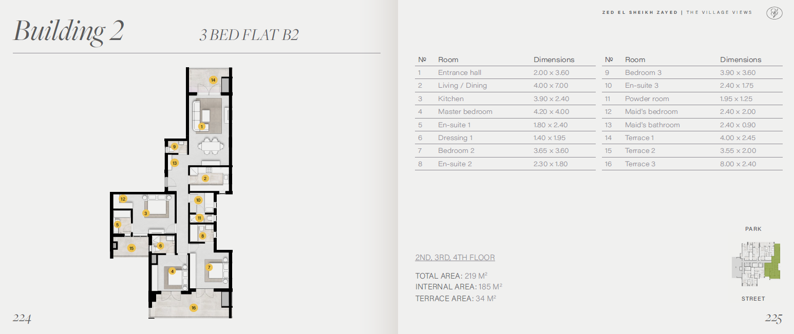 Floor plan for apartment at ZED