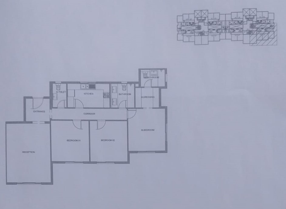 Floor plan for apartment at Lagoon Beach Park Mountain View I City New Cairo