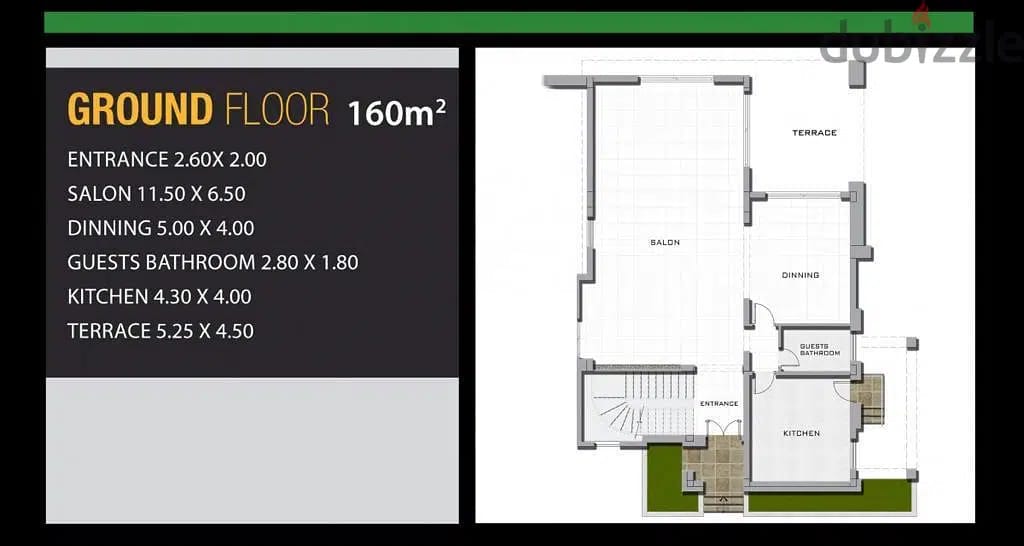 Floor plan for villa at Al Karma 4
