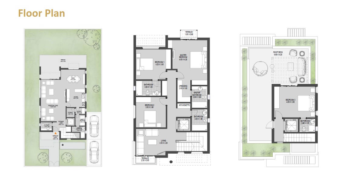 Floor plan for villa at O West Orascom