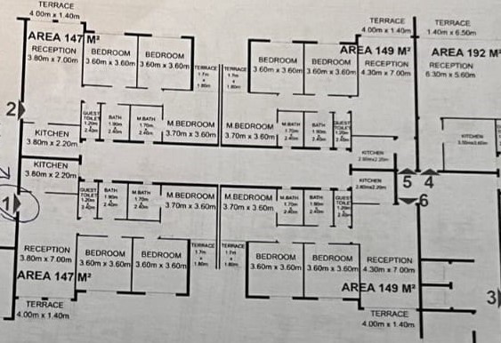 Floor plan for apartment at Il Bosco New Capital
