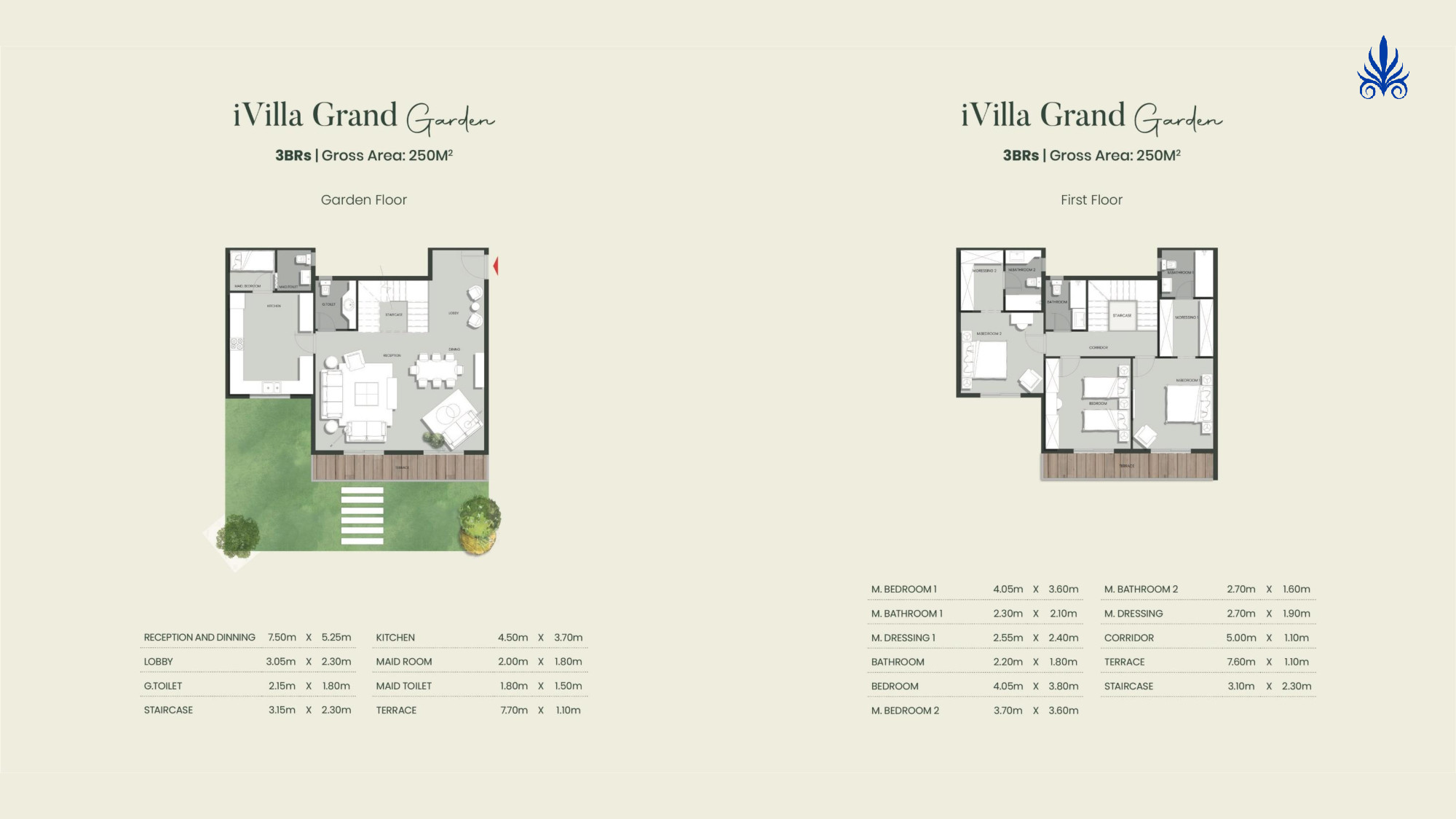 Floor plan for duplex at Aliva Mountain View Mostakbal City