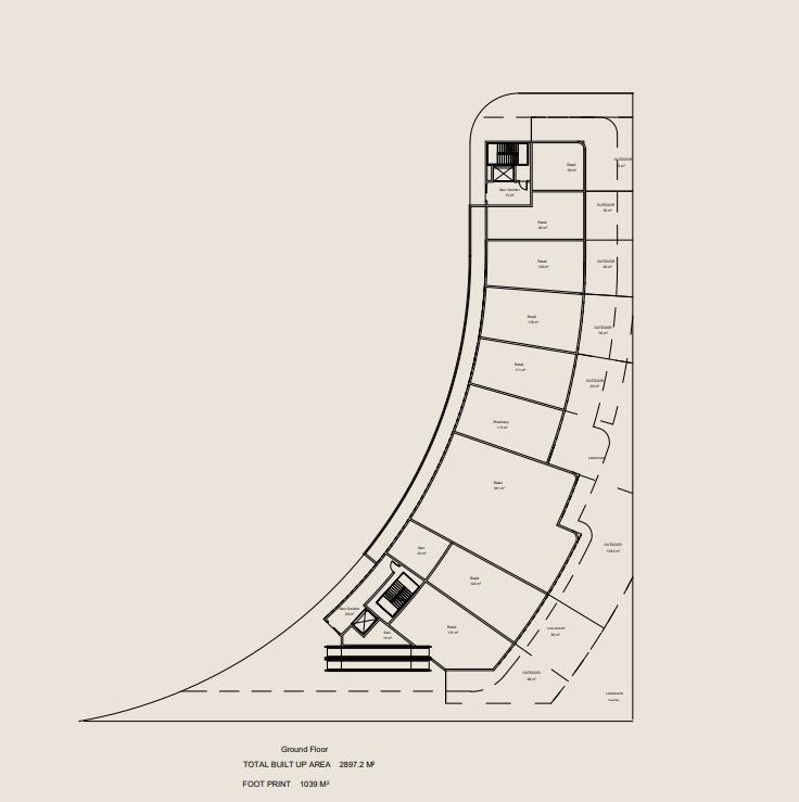 Floor plan for  at White Residence