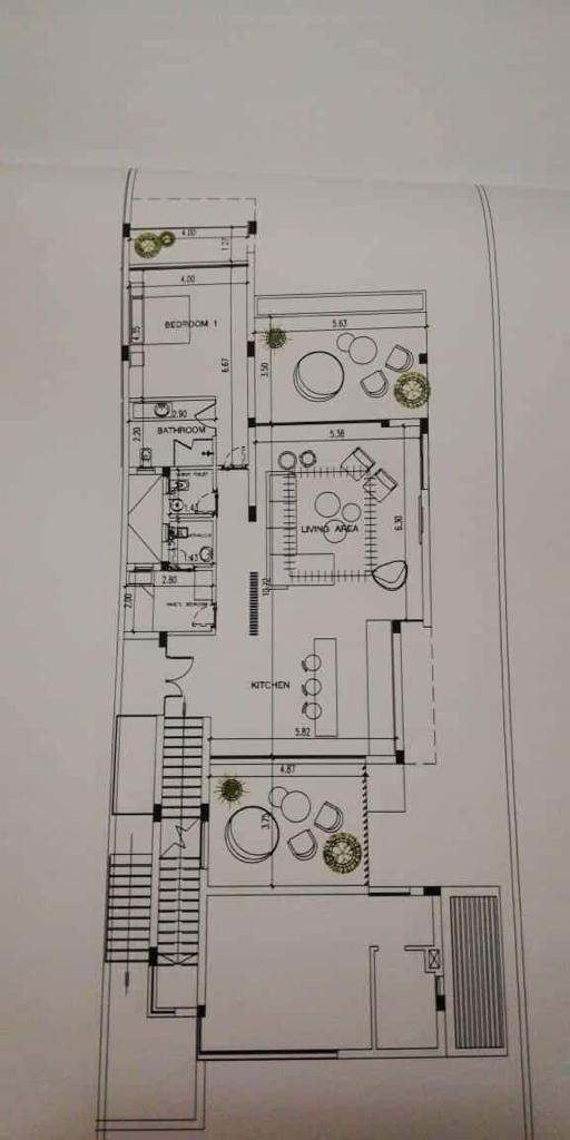 Floor plan for duplex at Seashell Sidi Abdel Rahman