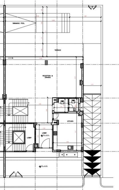 Floor plan for villa at Lake View Boutique