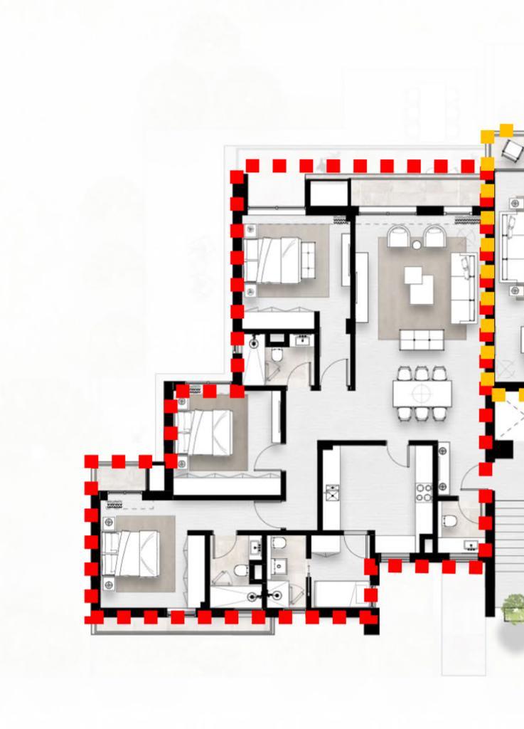 Floor plan for apartment at Solana