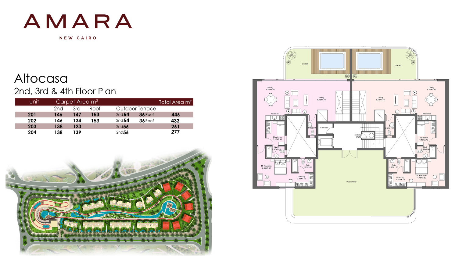 Floor plan for duplex at Amara