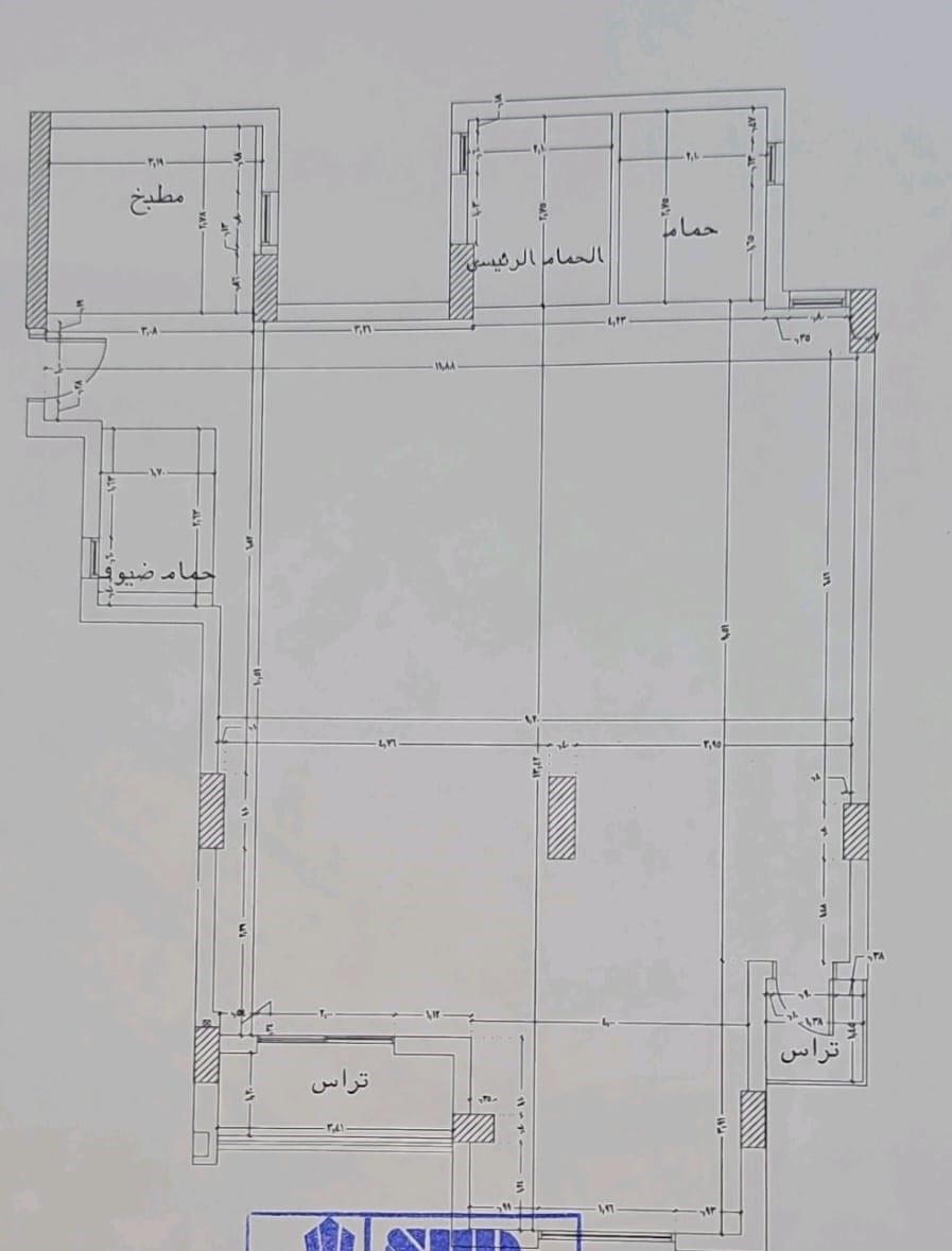 Floor plan for apartment at Capital Heights 1