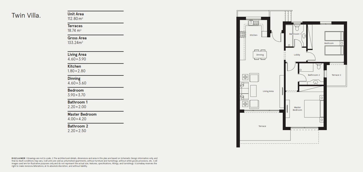 Floor plan for  at Mesca Somabay