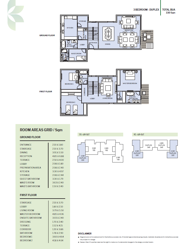 Floor plan for duplex at Park View - Haptown