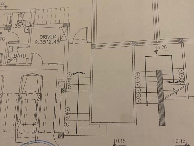 Floor plan for chalet at Hacienda Bay