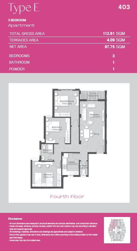 Floor plan for apartment at Ashgar City