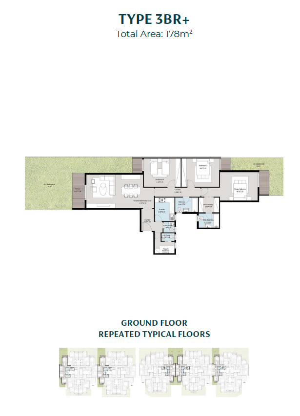 Floor plan for apartment at Acasa Mia