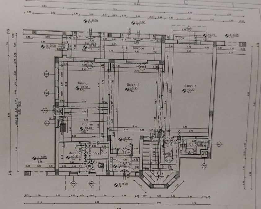 Floor plan for villa at Mountain View Ras El Hekma