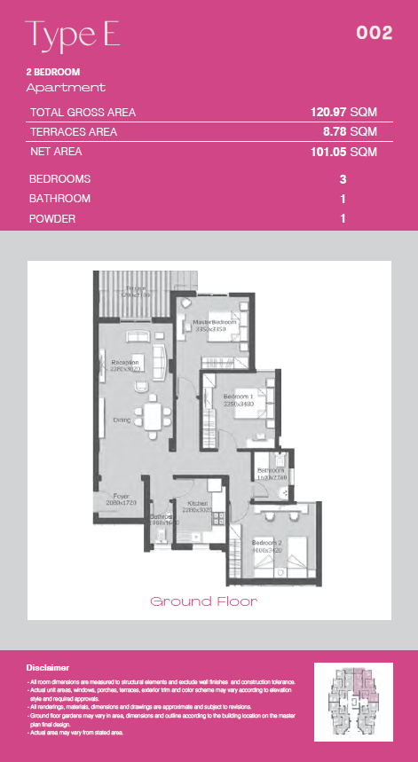 Floor plan for apartment at Ashgar City