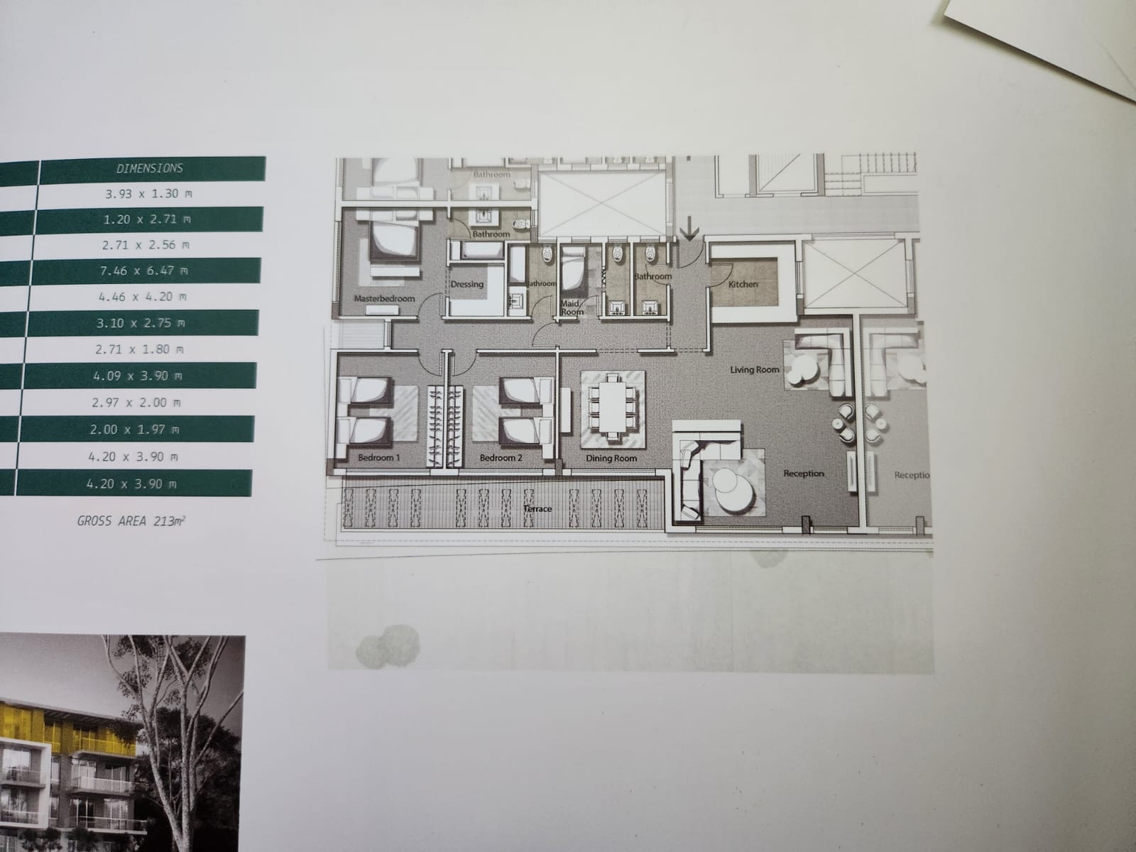 Floor plan for apartment at Joulz