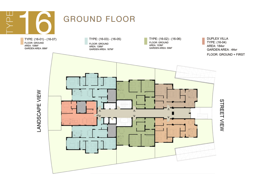 Floor plan for apartment at Sun Capital