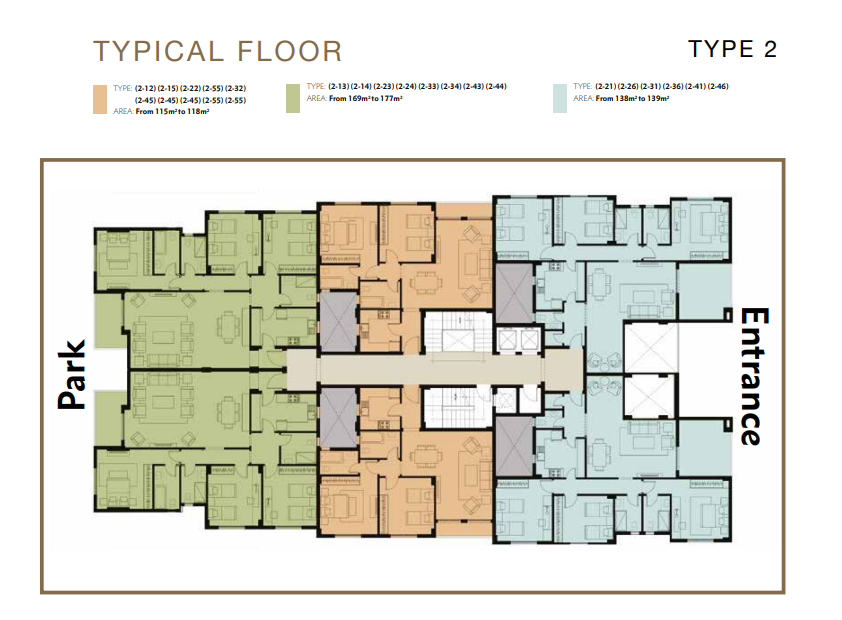 Floor plan for apartment at Sun Capital