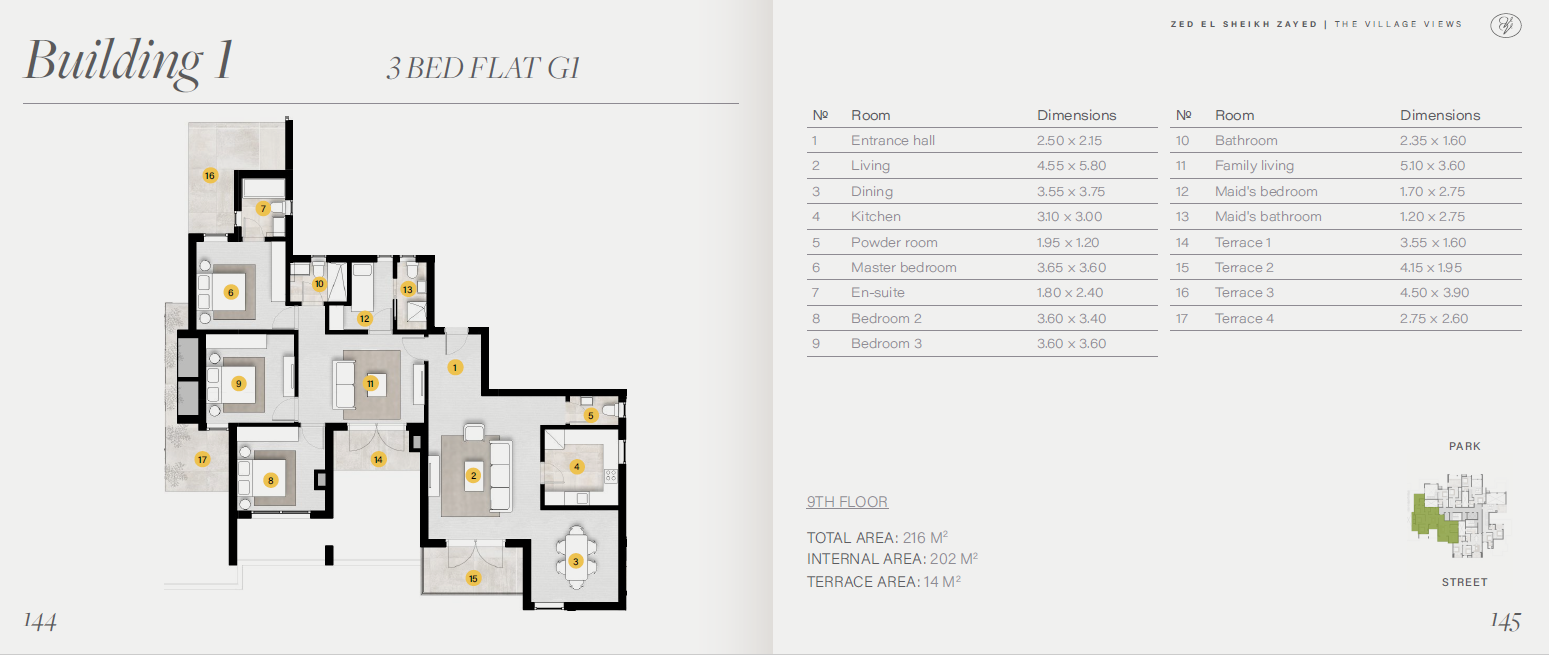Floor plan for apartment at ZED