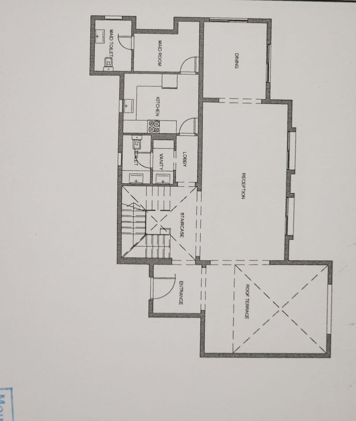 Floor plan for duplex at Mountain View ICity New Cairo