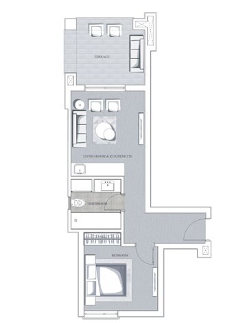 Floor plan for apartment at Veranda  Sahl Hasheesh