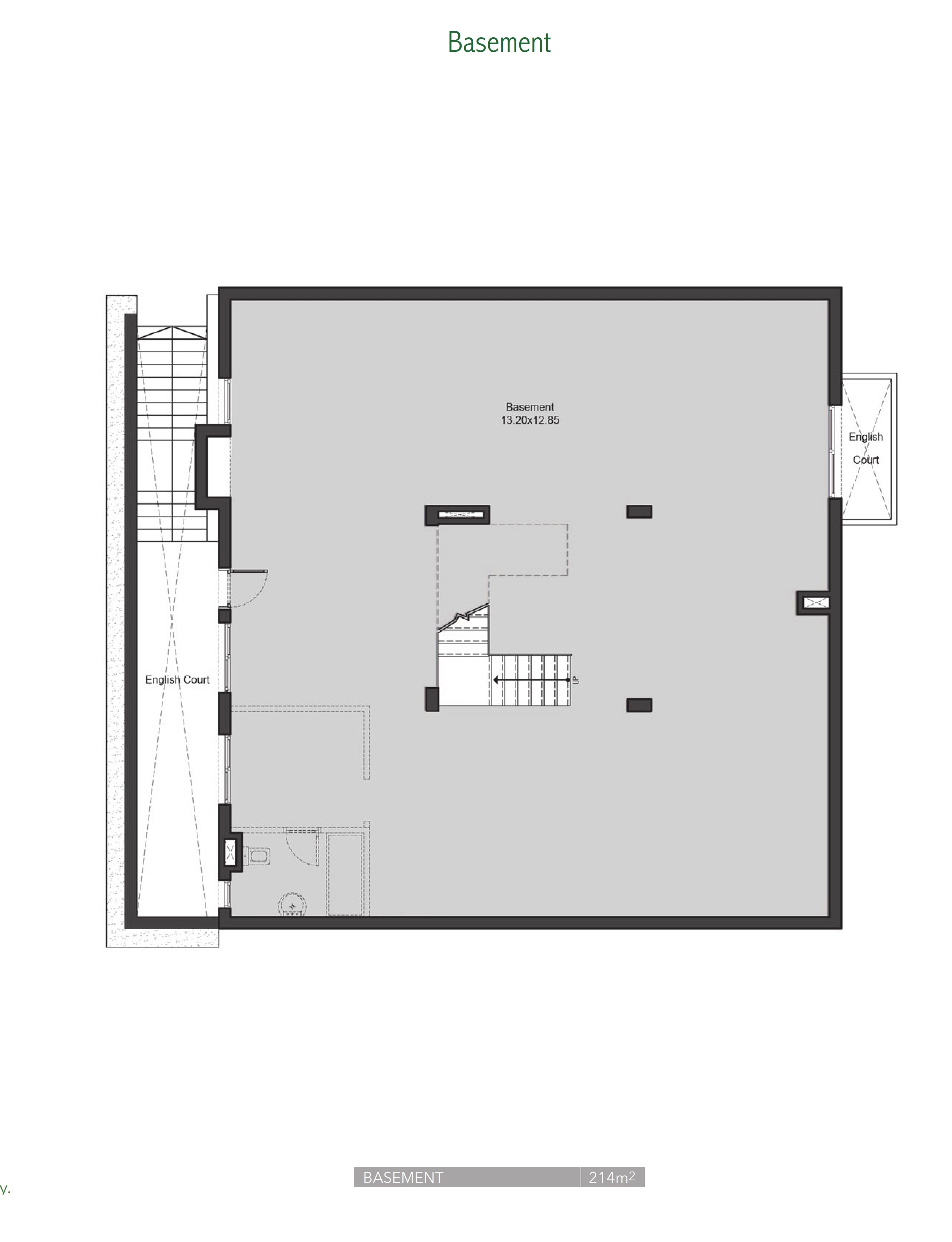 Floor plan for villa at Villette