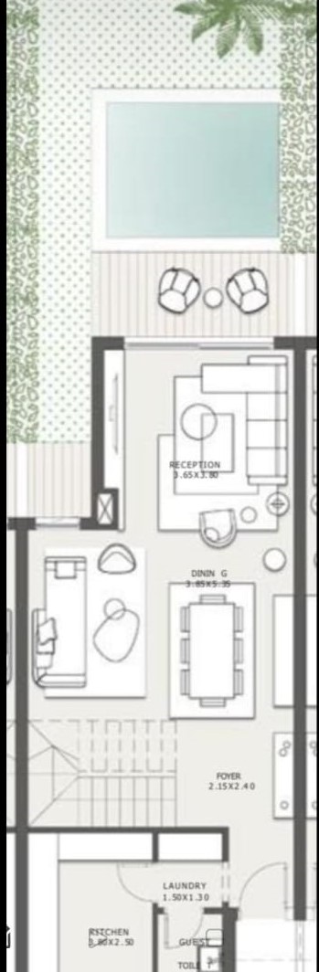 Floor plan for townhouse at The RIDGE Villas