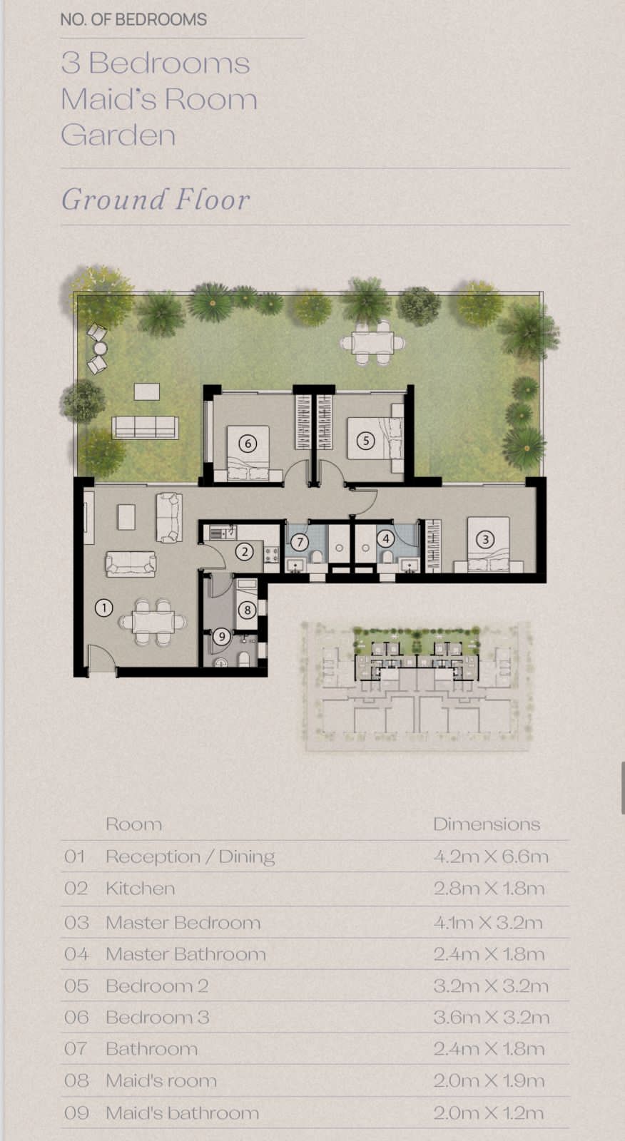 Floor plan for chalet at Silversands
