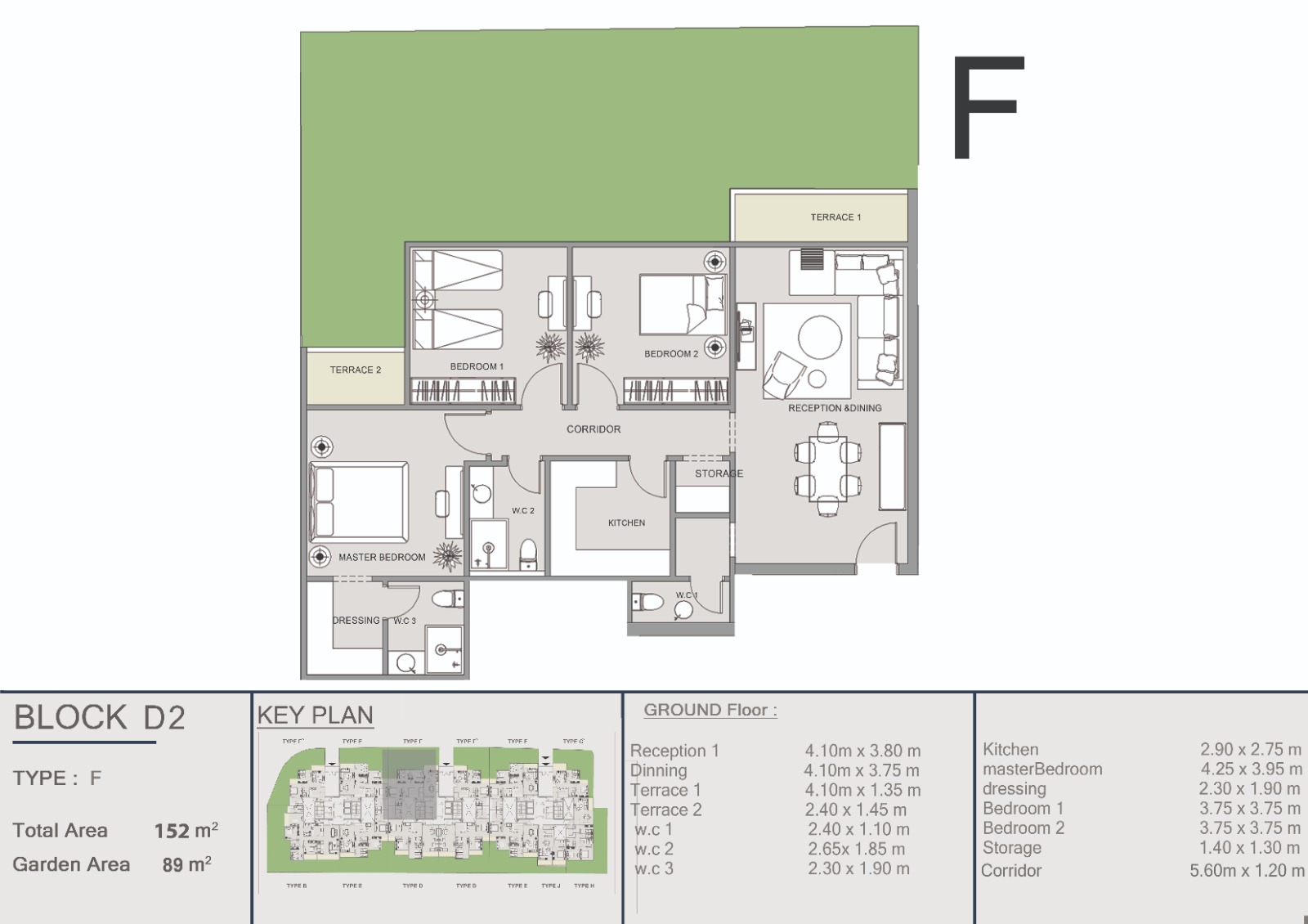 Floor plan for apartment at Ri8