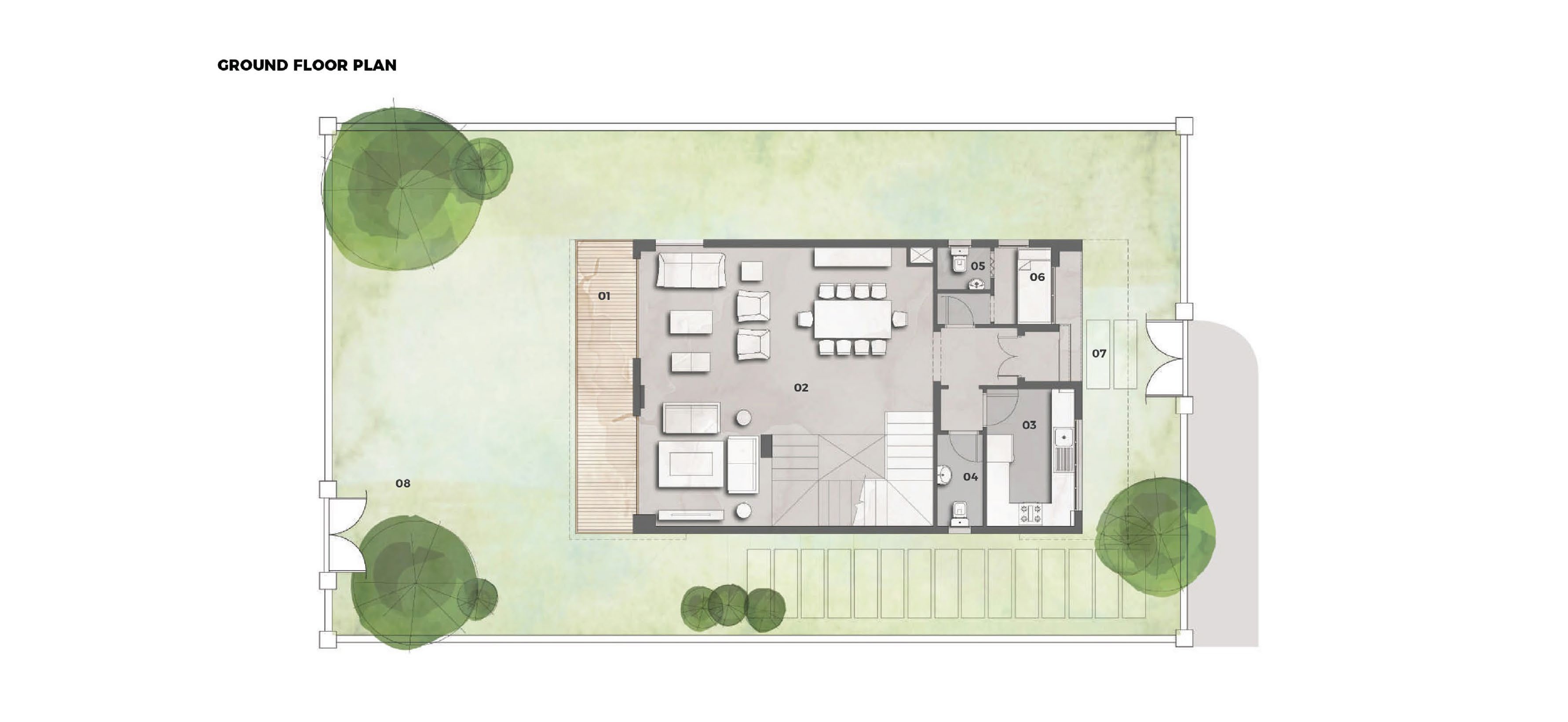 Floor plan for apartment at Il Bosco City