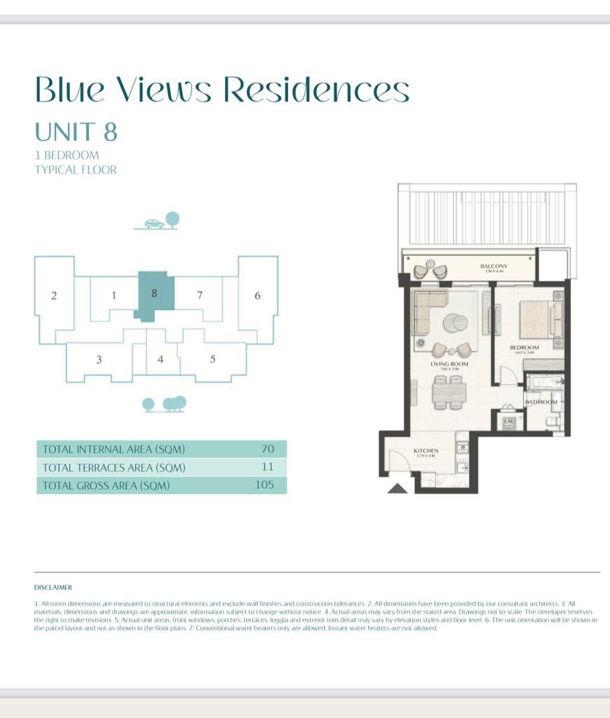 Floor plan for apartment at Mivida