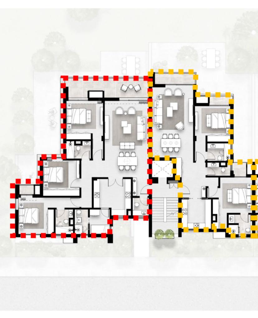 Floor plan for apartment at Solana