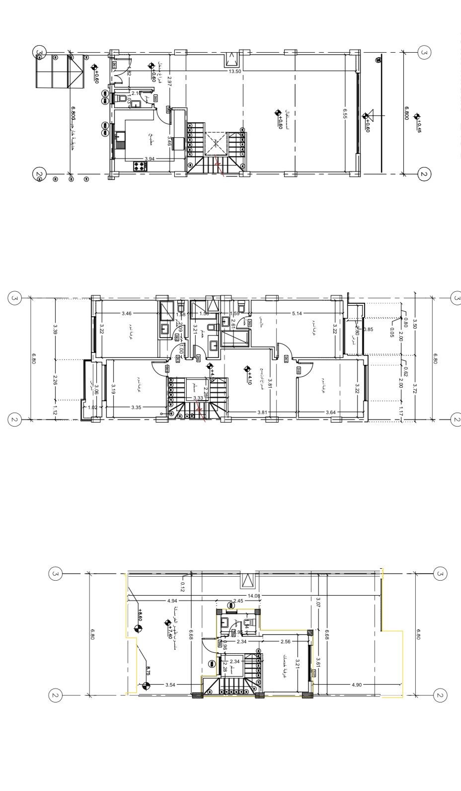 Floor plan for townhouse at Azzar New Cairo