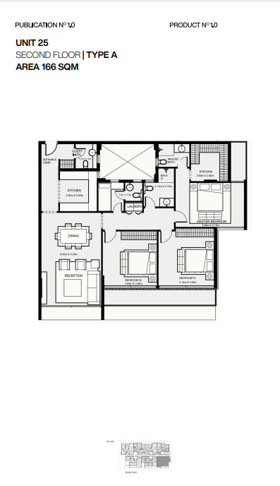 Floor plan for apartment at Nmq