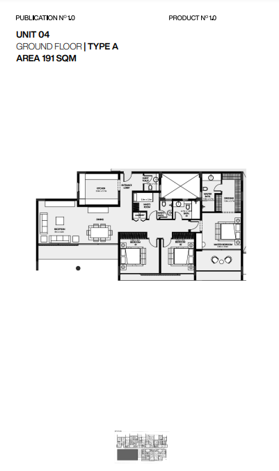 Floor plan for apartment at Nmq