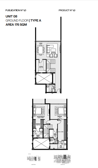 Floor plan for duplex at Nmq